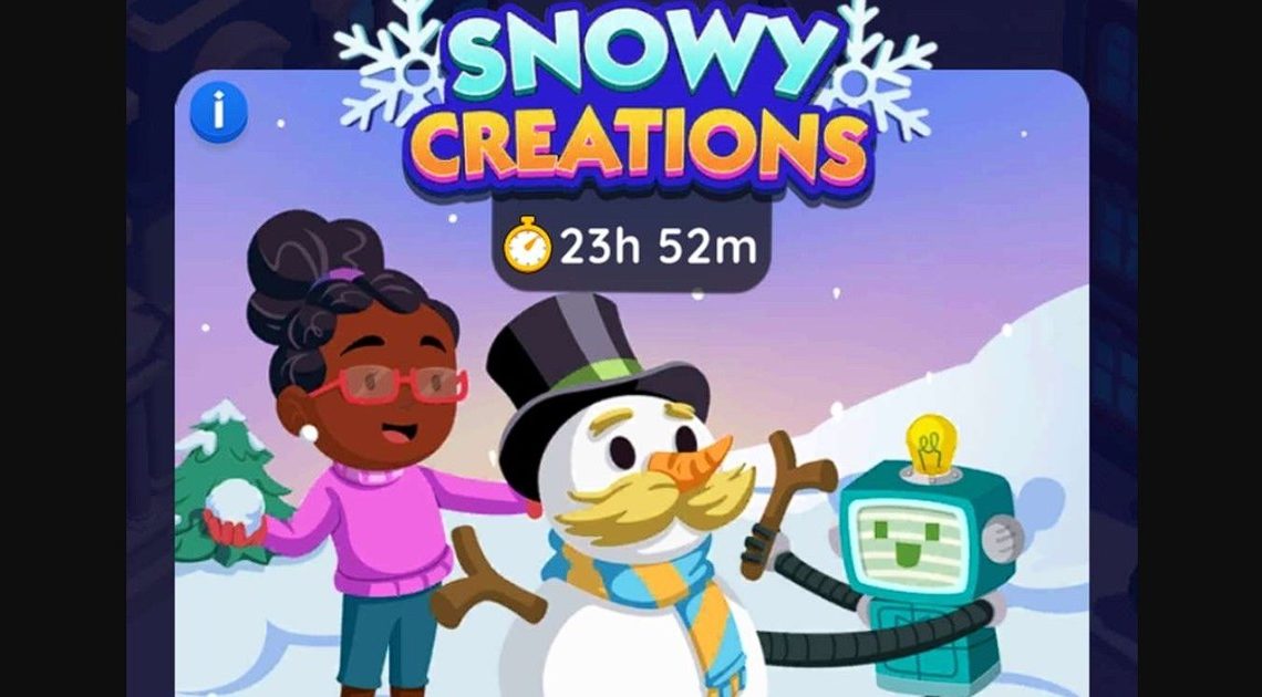 Elenco dei premi del torneo Monopoly Go Snowy Creations per il 3-4 dicembre 2023