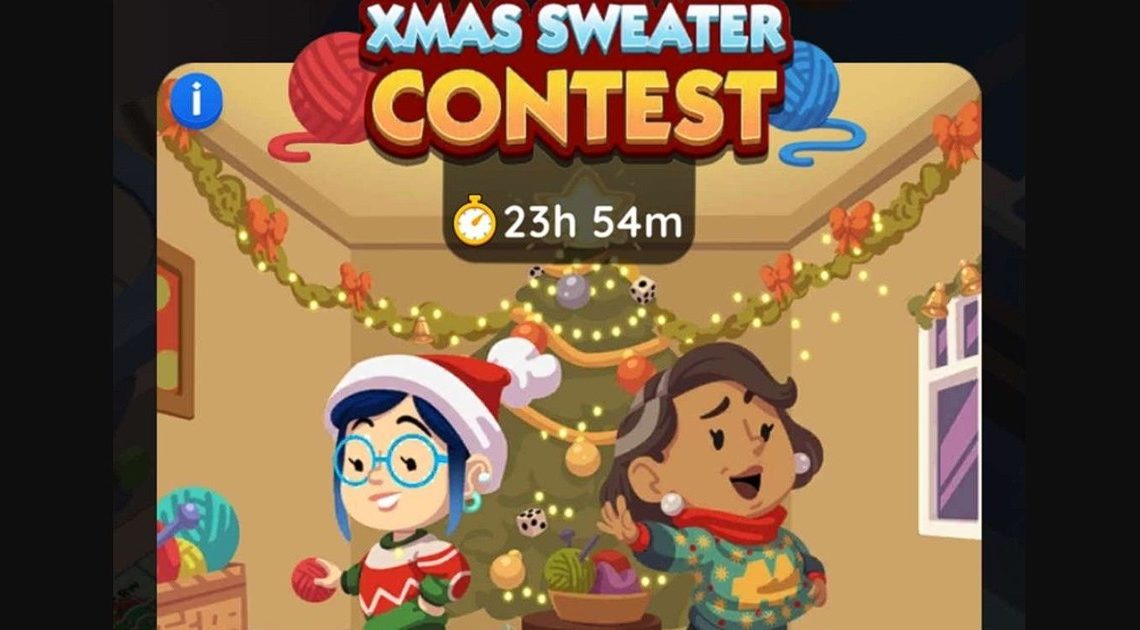 Elenco dei premi del torneo Monopoly Go Xmas Sweater Contest per il 18-19 dicembre 2023