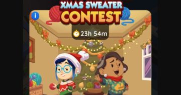 Elenco dei premi del torneo del concorso Monopoly Go Xmas Sweater