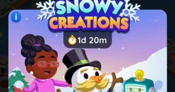 Elenco dei premi del torneo di creazioni di Monopoly Go Snow