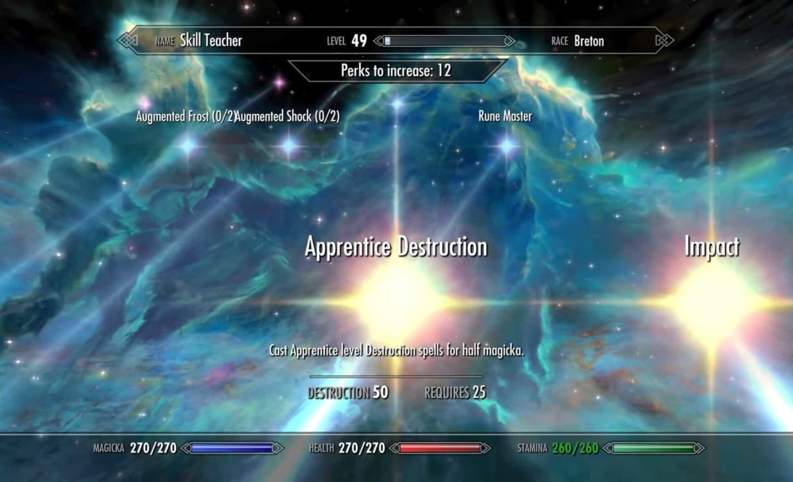 Skyrim destruction skill featured