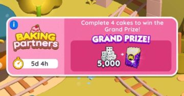 Traguardi degli eventi dei partner di Monopoly Go Christmas Baking, elenco dei premi e accesso VPN