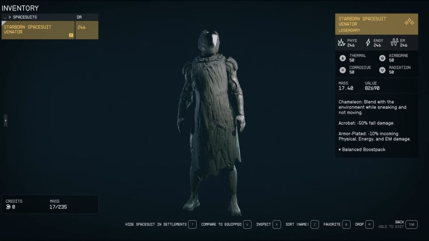 Armatura del Venator Starborn