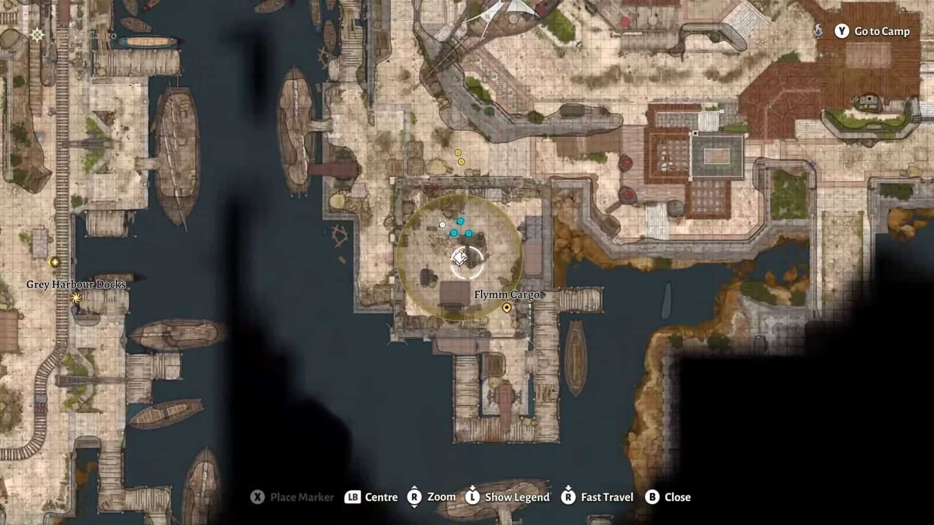 Posizione del carico Flymm in BG3