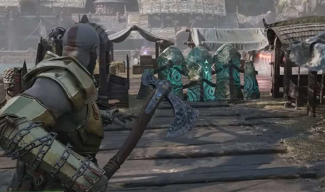 Come distruggere le barriere dello scudo verde in God Of War: Ragnarok