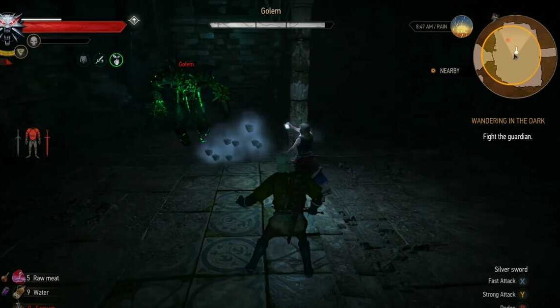 How To Defeat The Golem In The Witcher 3  