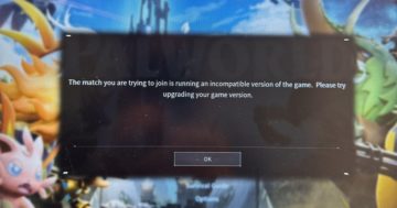 Correzione dell'errore "La partita a cui stai tentando di partecipare è in esecuzione in una versione incompatibile" di Palworld