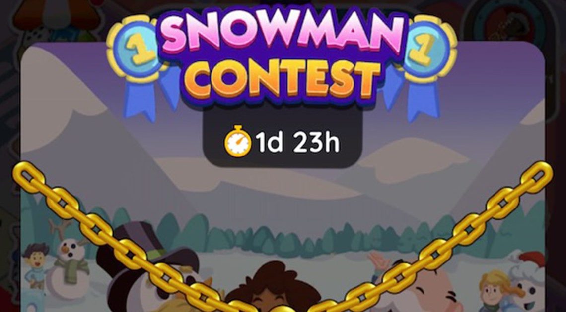 Elenco dei traguardi e dei premi del concorso Monopoly Go Snowman Contest per il 16-18 gennaio 2024