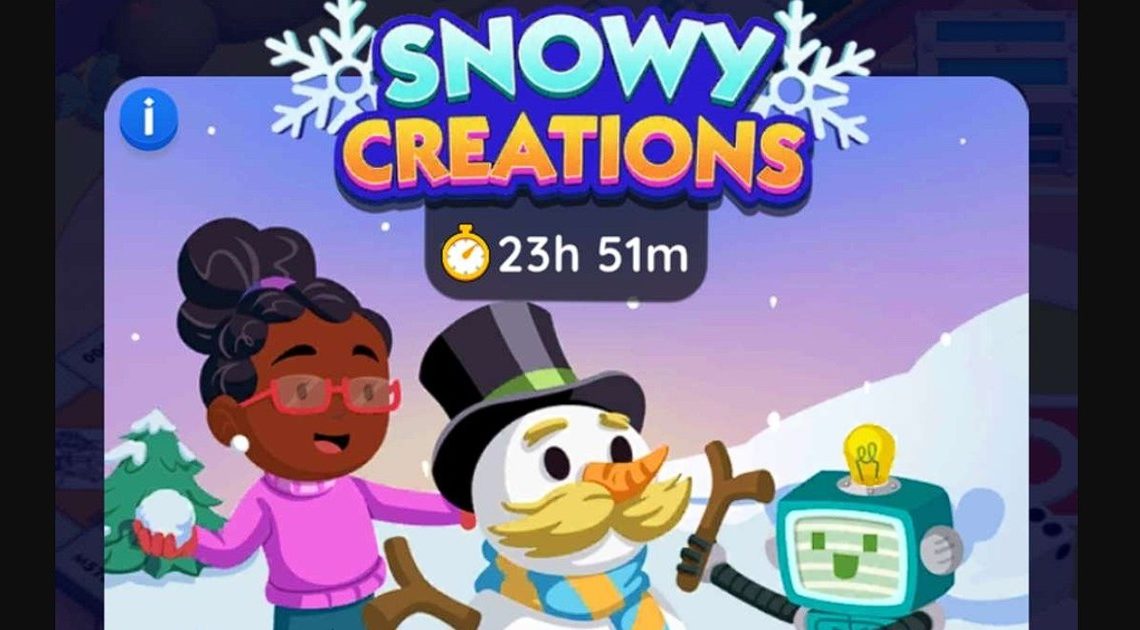 Elenco dei traguardi e dei premi di Monopoly Go Snowy Creations per il 2-3 gennaio 2024