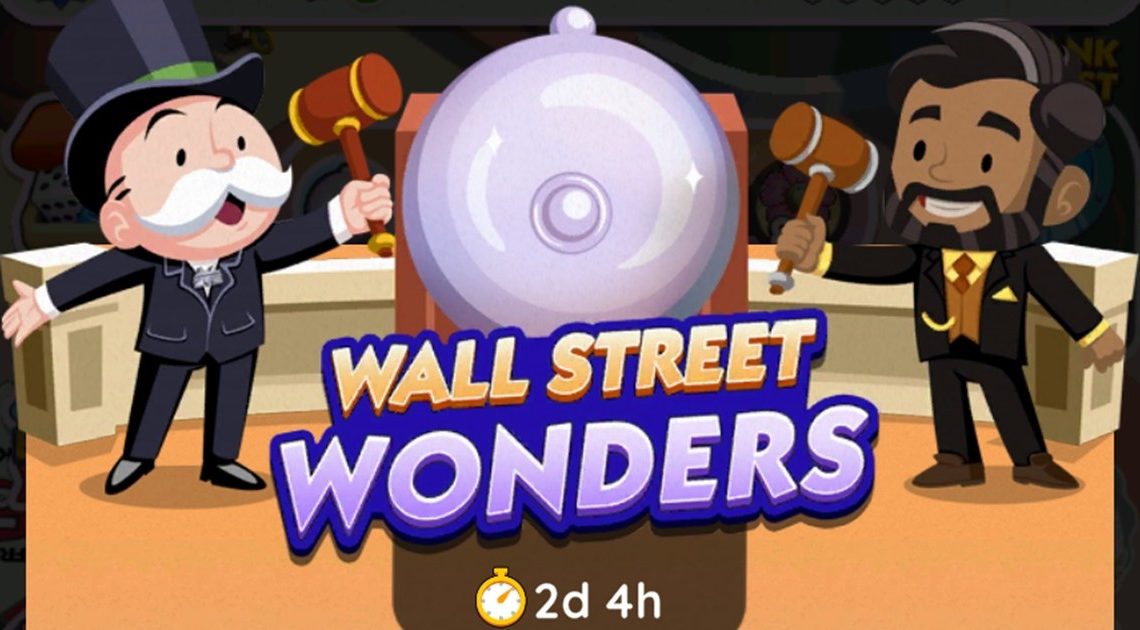 Elenco dei traguardi e dei premi di Monopoly Go Wall Street Wonders per l'11-13 gennaio 2024