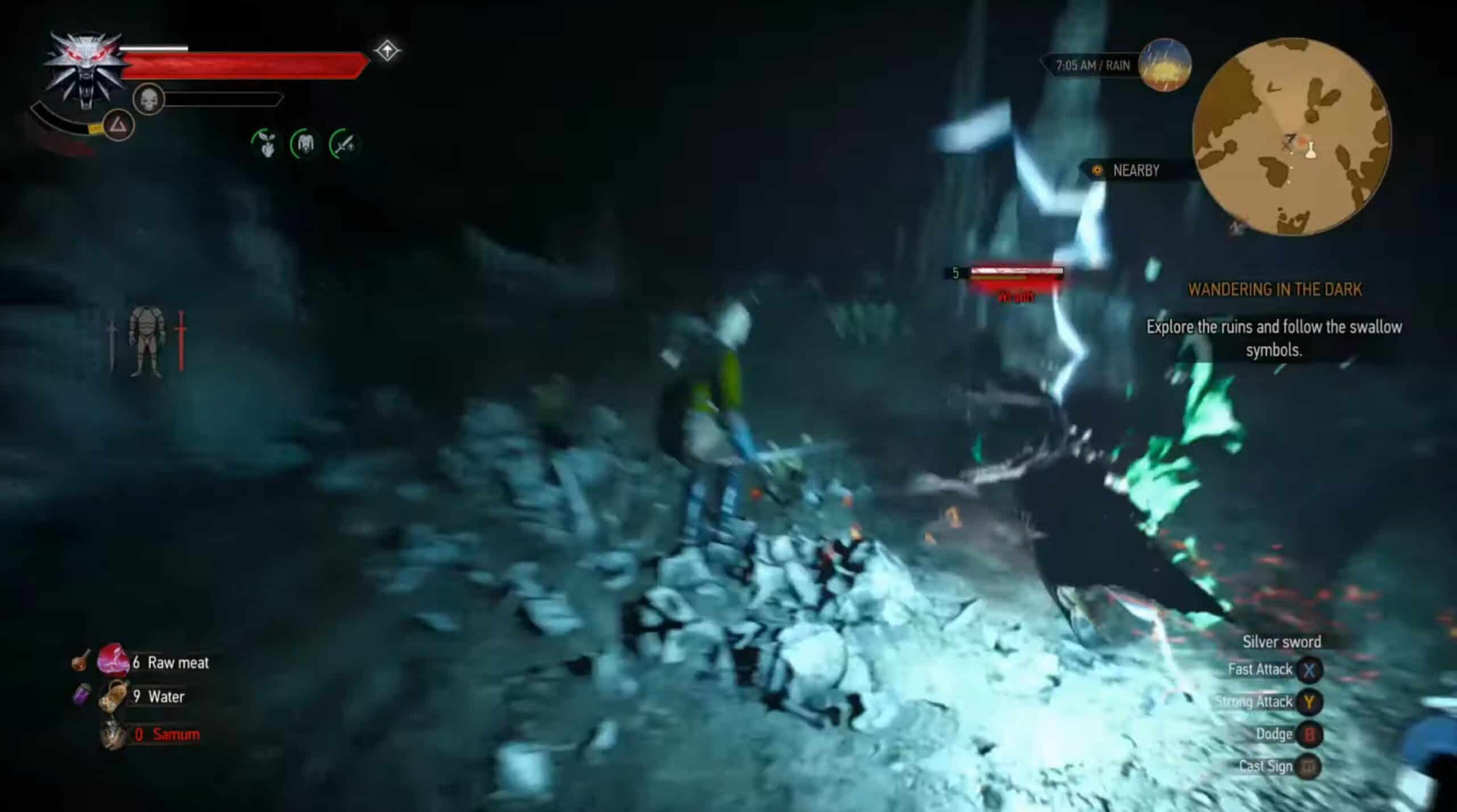 The Witcher 3 Vagando nell'oscurità