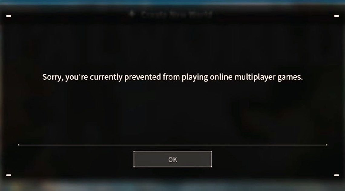 Palworld: Siamo spiacenti, al momento ti è impedito di giocare ai giochi multiplayer online. Correzione degli errori