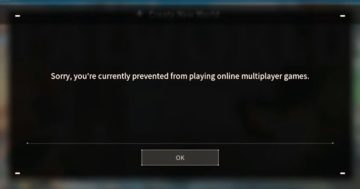 Palworld: Siamo spiacenti, al momento ti è impedito di giocare ai giochi multiplayer online. Correzione degli errori