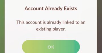 Pokemon Go: l'account di collegamento del Pokemon Trainer Club esiste già Correzione dell'errore