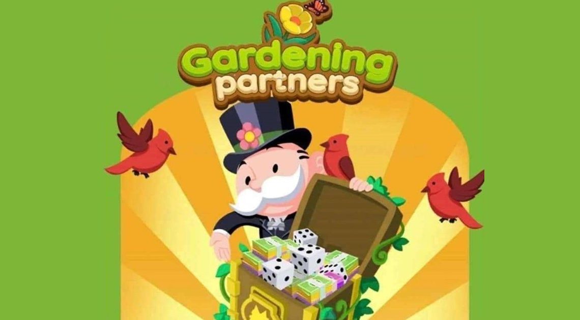 Traguardi, premi di livello ed elenco dei premi dei partner di Monopoly Go Gardening