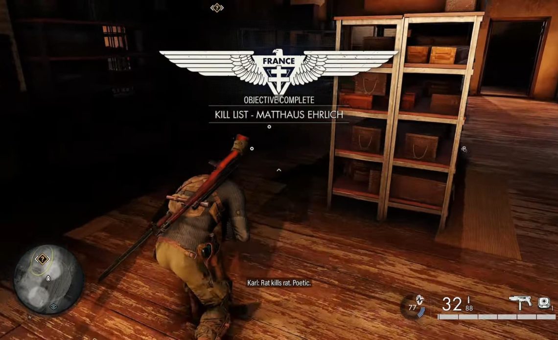sniper elite 5 war factory kill challenge