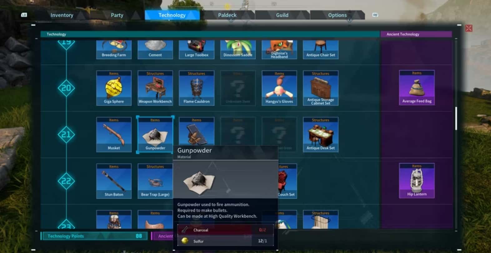 Come ottenere polvere da sparo in Palworld