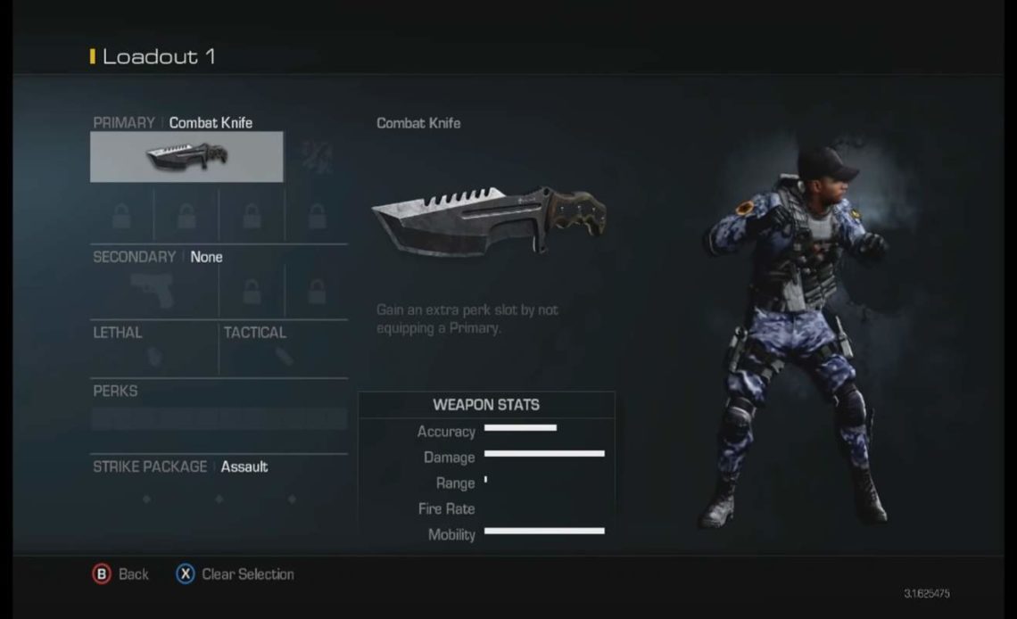 call of duty ghosts loadouts