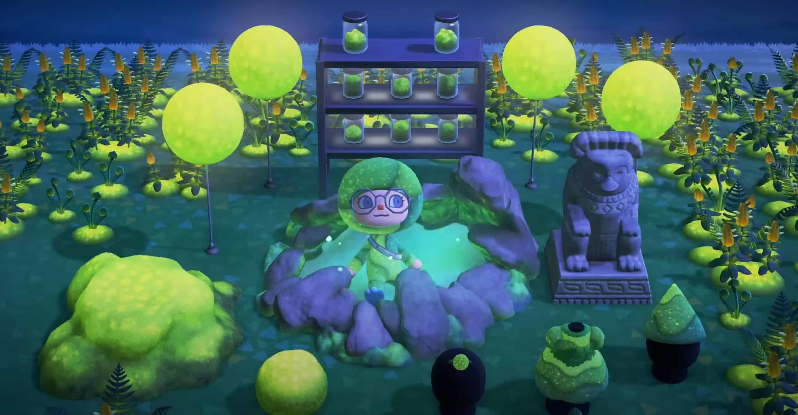 Animal Crossing New Horizons Ricette fai-da-te con muschio luminoso