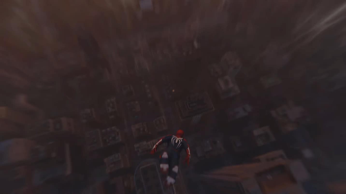 oscillazione dell'elica di Spider-Man