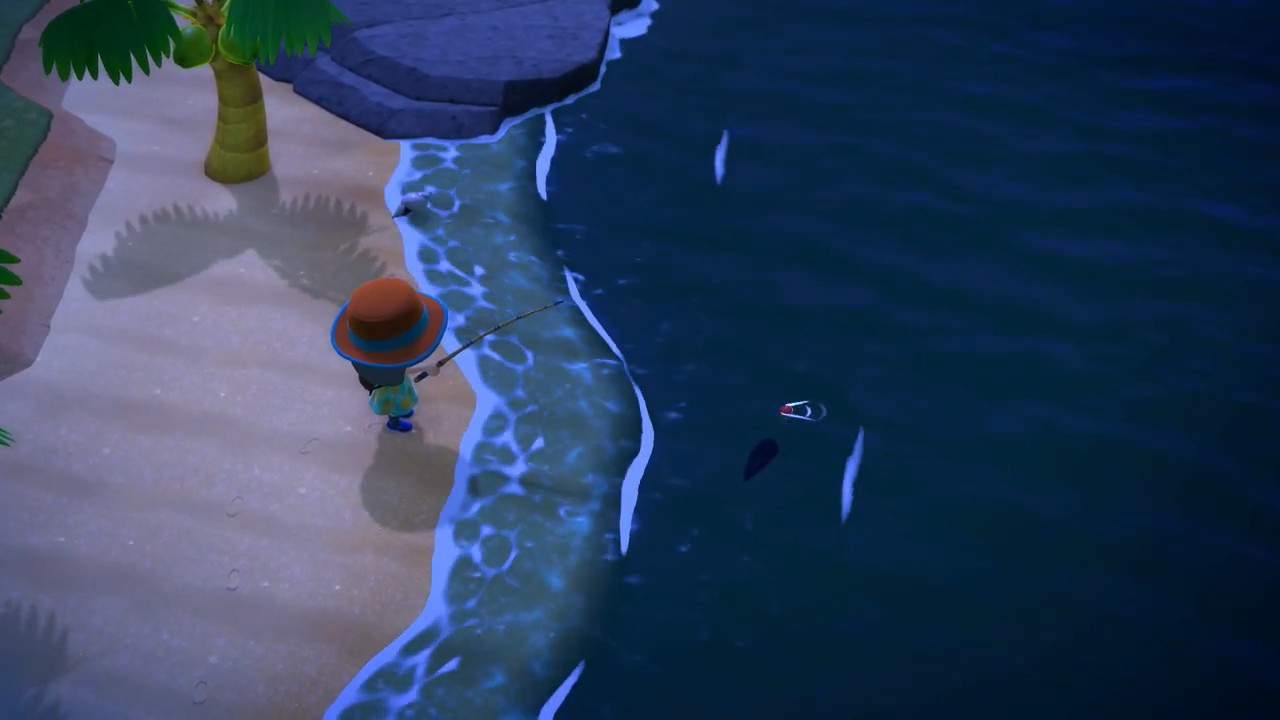 Ombra del pesce tacchino zebra in Animal Crossing New Horizons