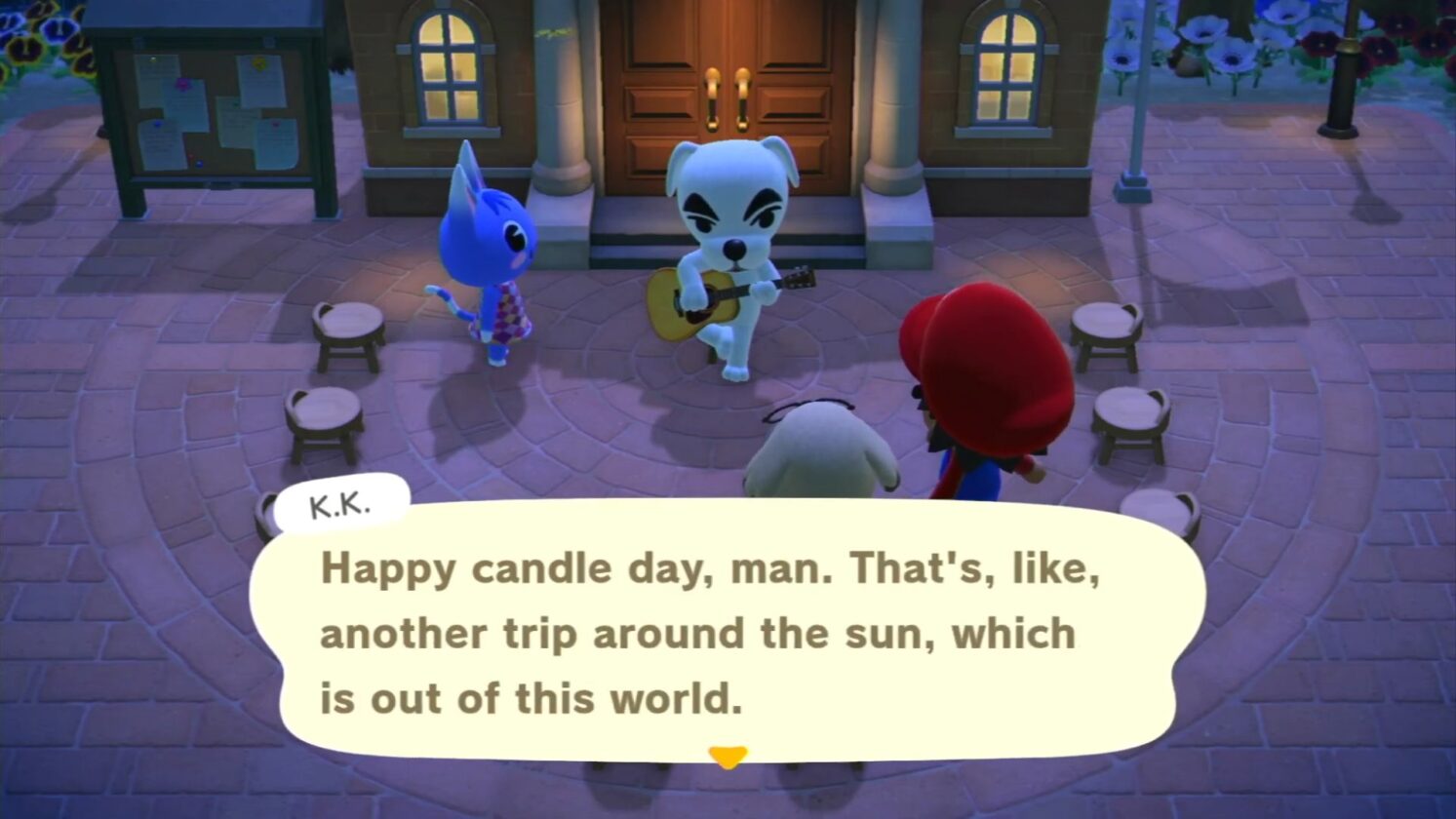 KK Slider Performance per il mio compleanno in Animal Crossing_ New Horizons