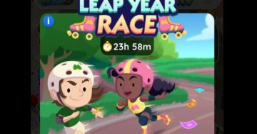 Elenco dei traguardi e dei premi delle gare dell'anno bisestile di Monopoly Go per il 28-29 febbraio 2024