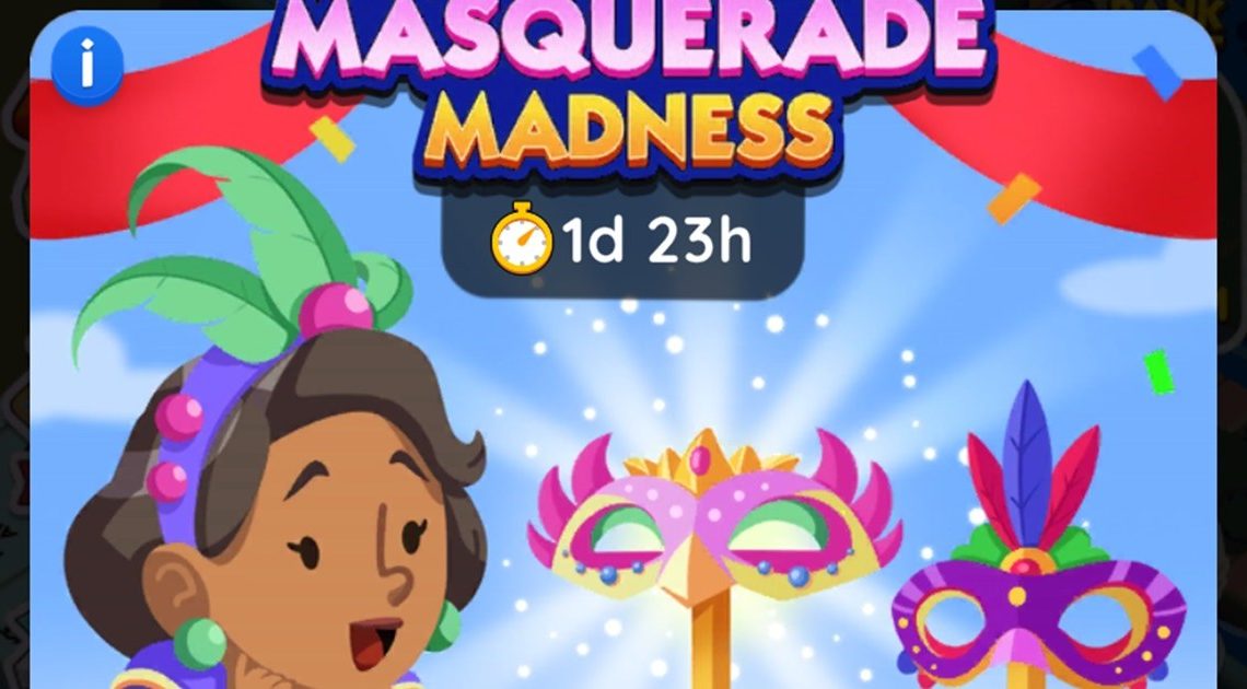 Elenco dei traguardi e dei premi di Monopoly Go Masquerade Madness per il 2-4 febbraio 2024