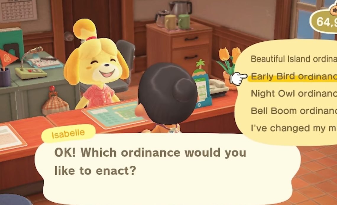 Animal Crossing New Horizons Ordinances