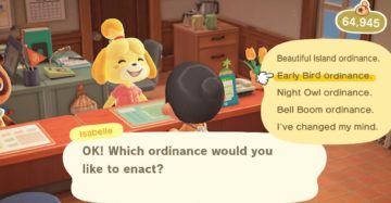 Guida alle ordinanze di Animal Crossing New Horizons