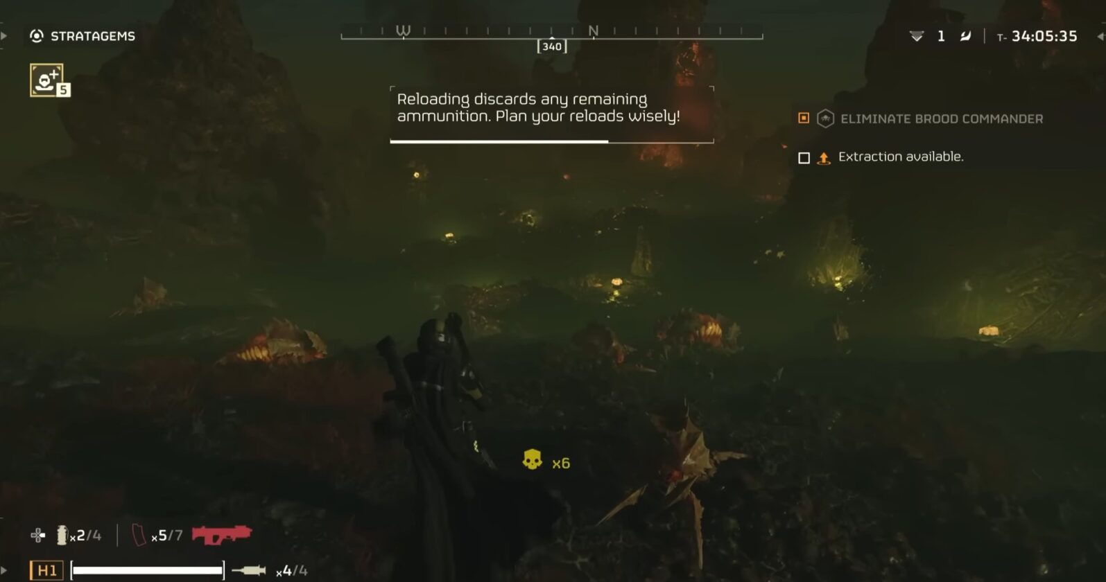 Pianifica le tue ricariche in Helldivers 2