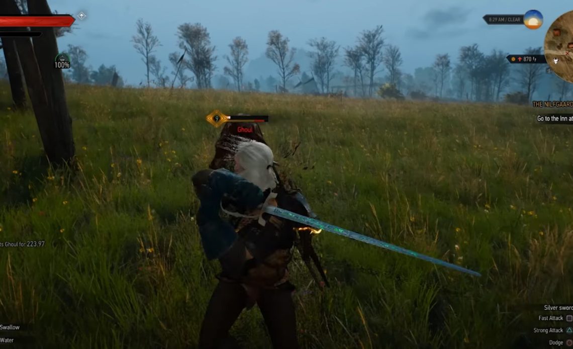 The Witcher 3 Best Silver Sword
