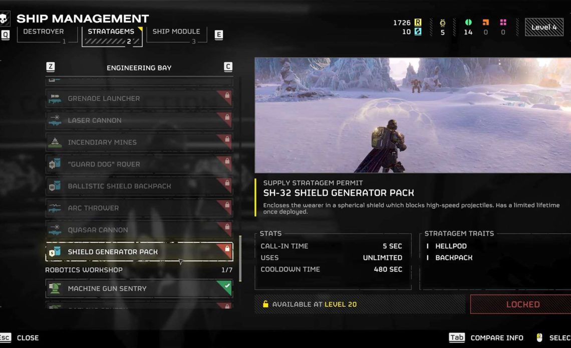 Stratagems Tier list in Helldivers 2