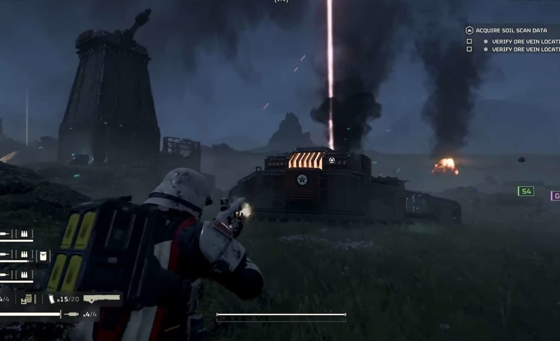 Tanks in Helldivers 2