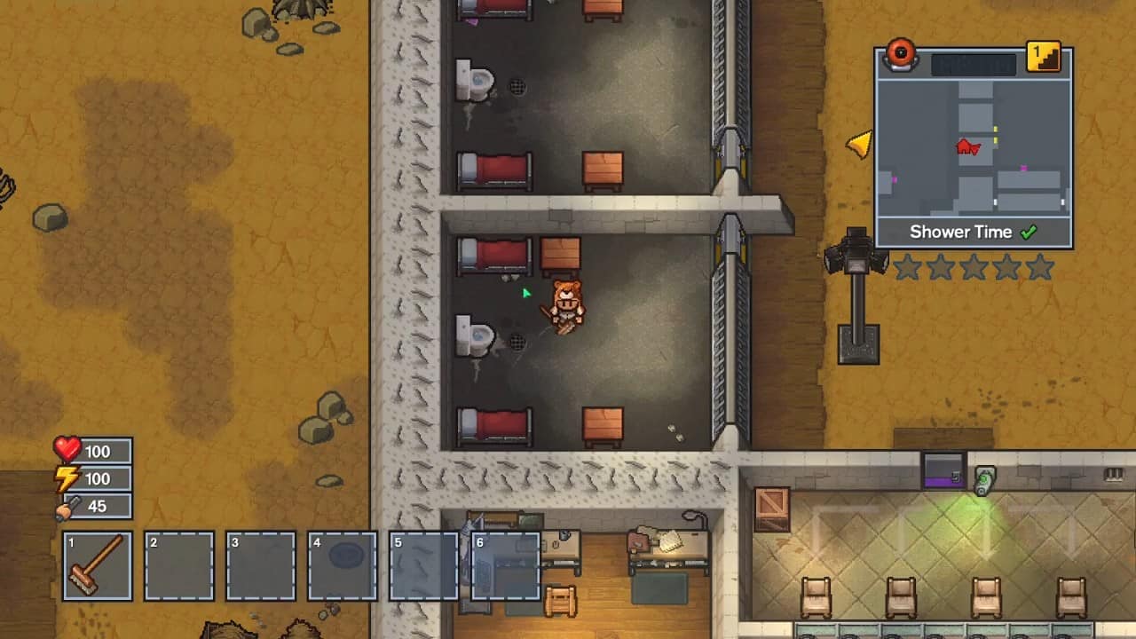 Terza fuga di Rattlesnake Springs in The Escapists 2