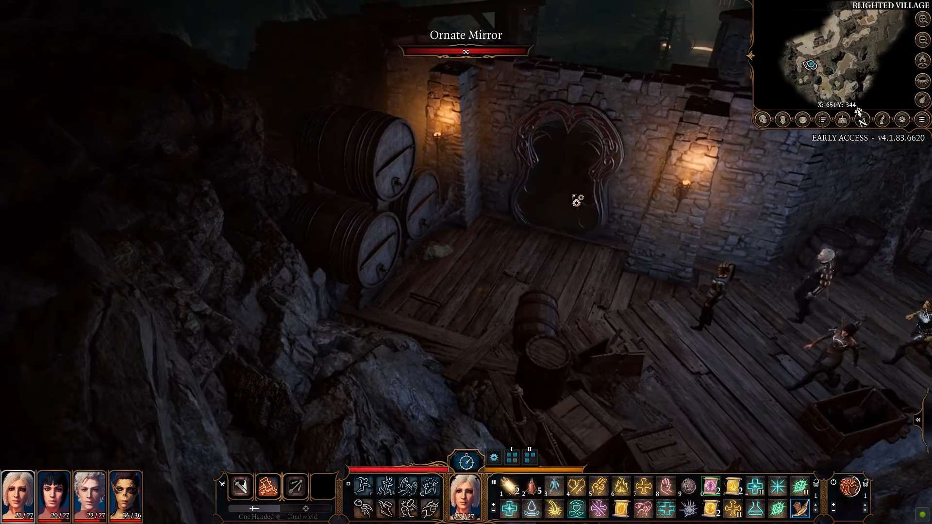 Posizione dello specchio ornato BG3