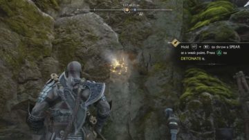 Come distruggere le rocce gialle in God Of War: Ragnarok