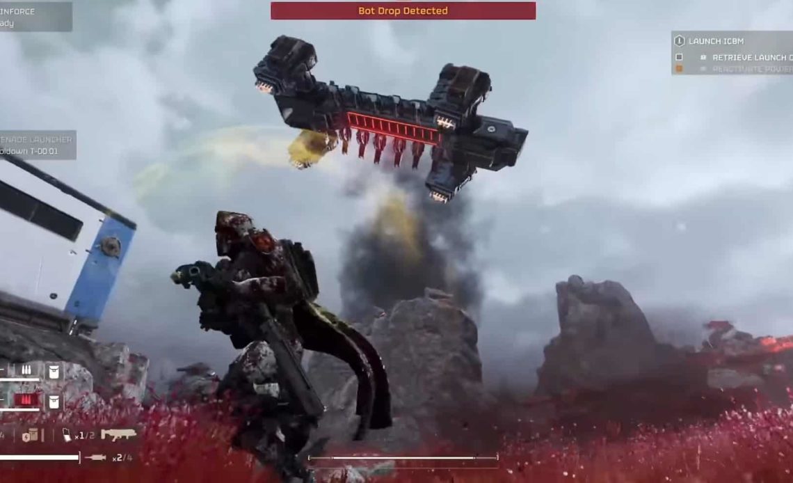 Dropships in Helldivers 2