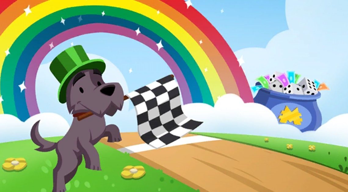 Elenco dei traguardi e dei premi di Monopoly Go Rainbow Race per il 16-18 marzo.  2024