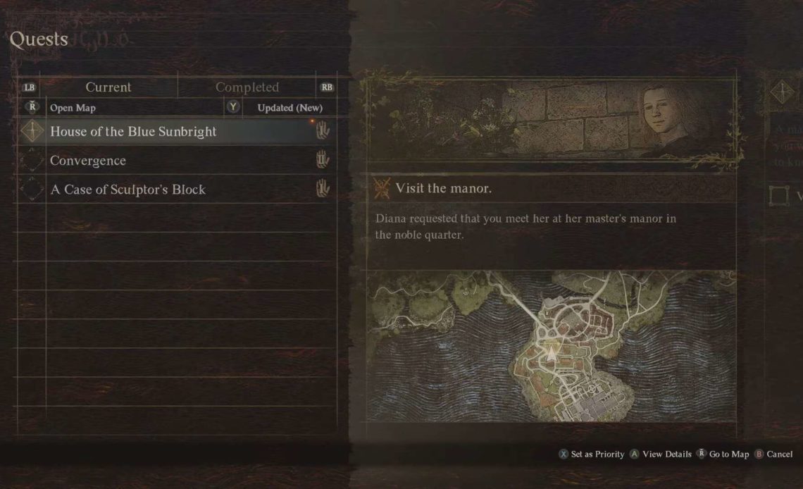 House of the Blue Sunbright Quest in Dragon's Dogma 2