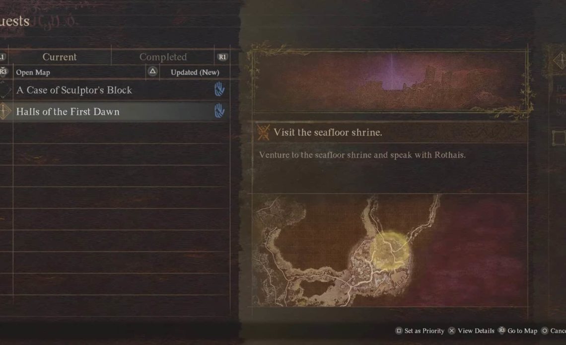 Halls of the First Dawn Quest in Dragon's Dogma 2