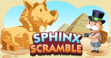 Elenco dei traguardi e dei premi di Monopoly Go Sphinx Scramble per l'8-11 aprile 2024