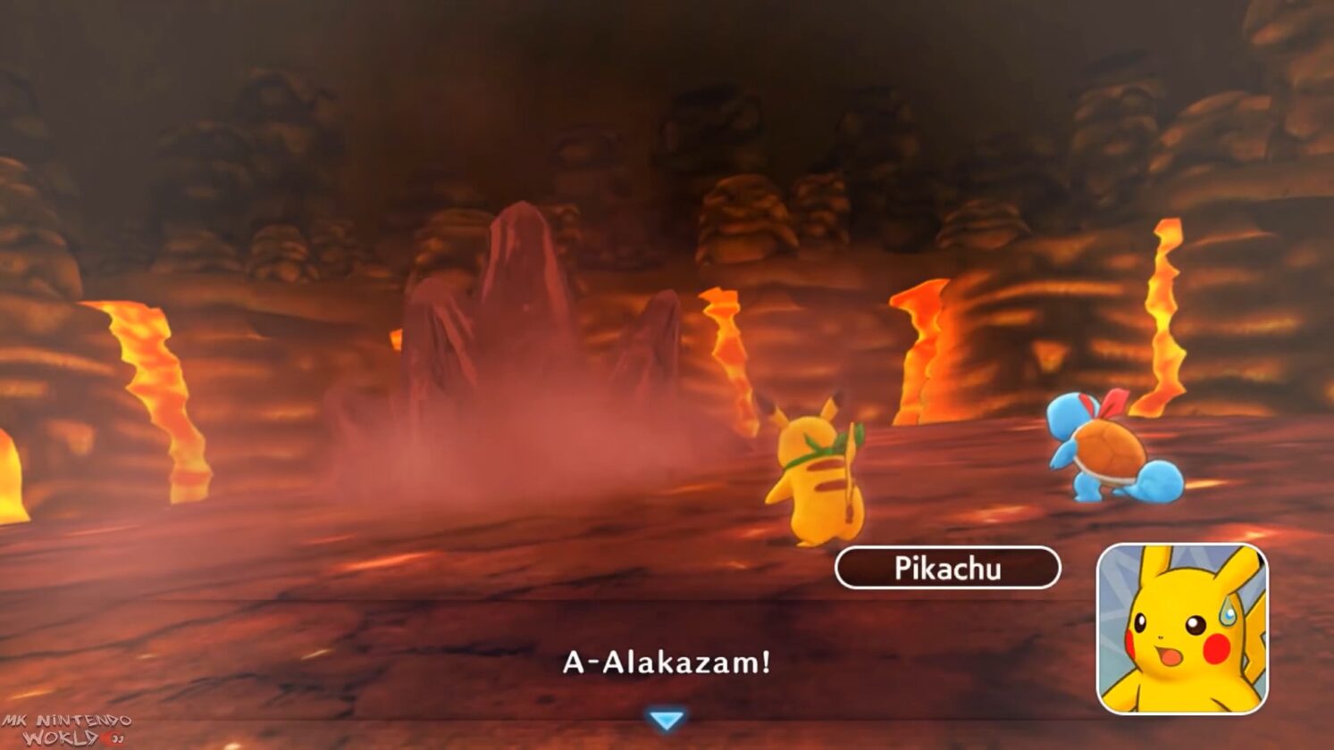 Pokemon Mystery Dungeon partner Pikachu