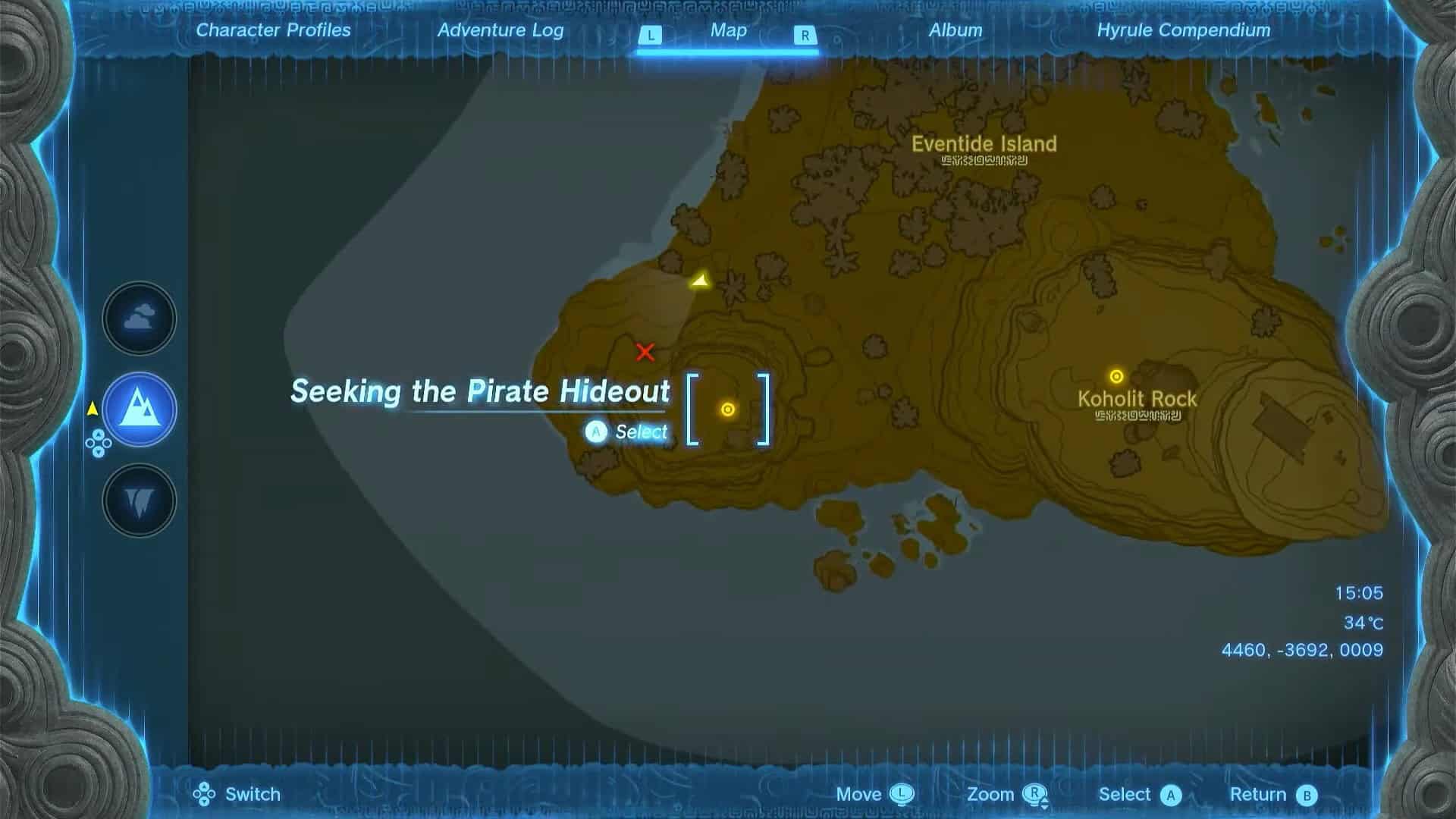 alla ricerca del secondo nascondiglio del nascondiglio dei pirati