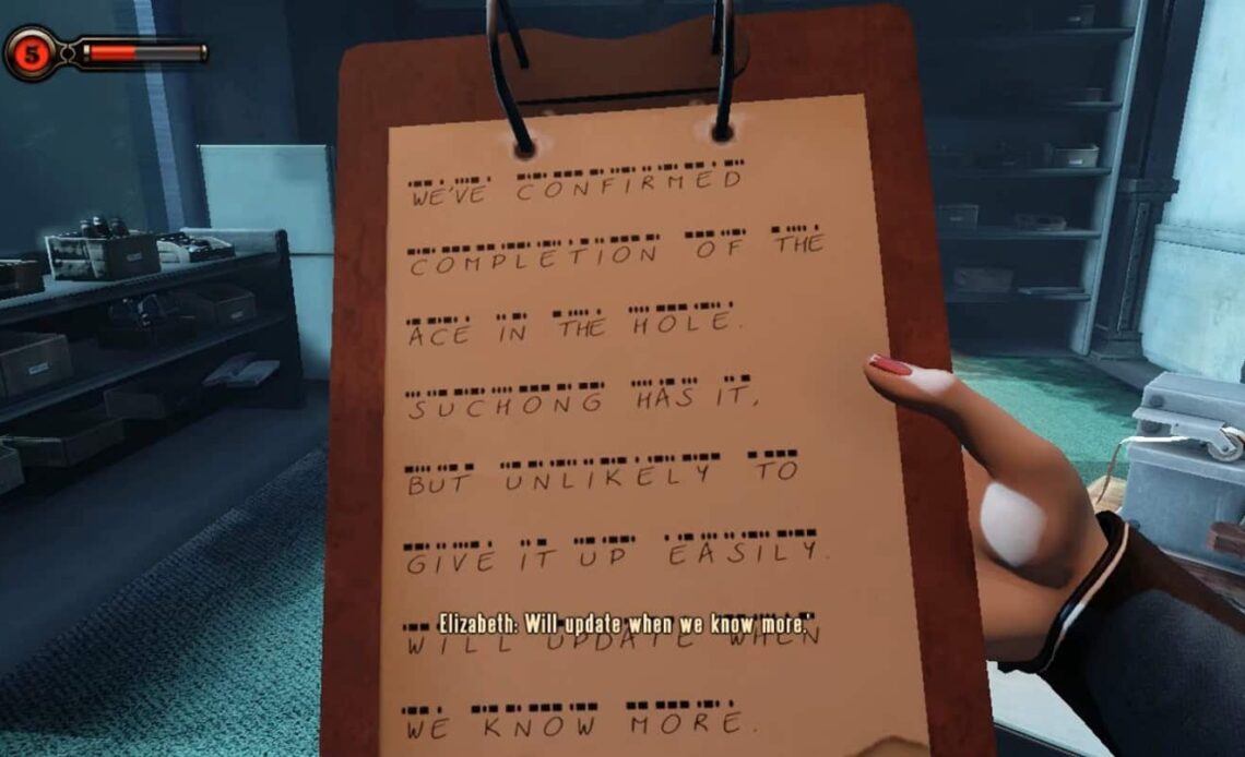 burial at sea episode 2 coded messages 1