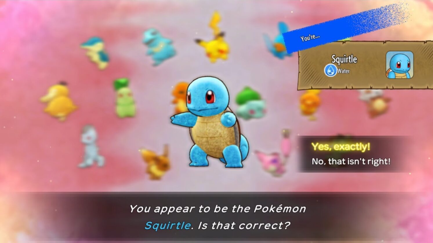 Pokemon Mystery Dungeon: partner Squirtle