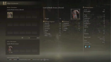 Come modificare l'armatura in Elden Ring?