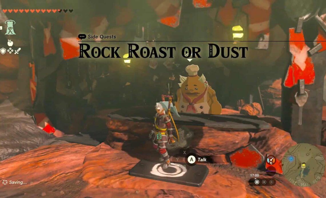 Rock Roast or Dust Zelda: Tears of the Kingdom