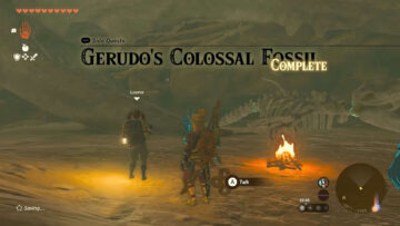 Il fossile colossale di Gerudo – Zelda: Tears Of The Kingdom
