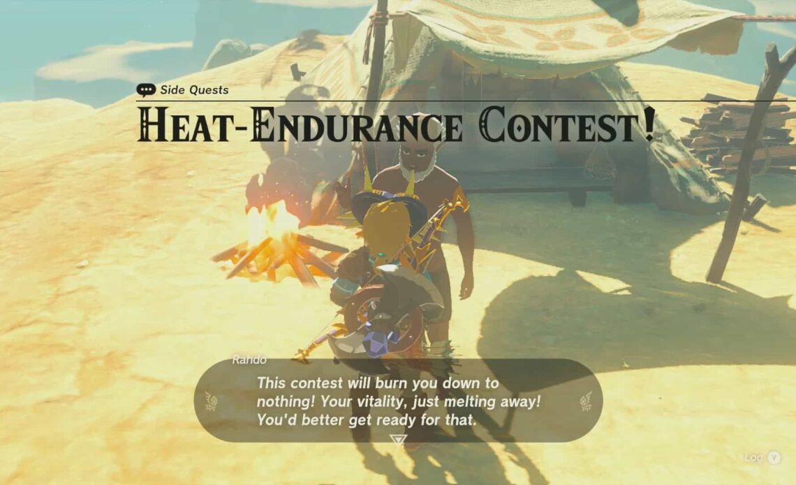 Heat-Endurance Contest Zelda: Tears of the Kingdom